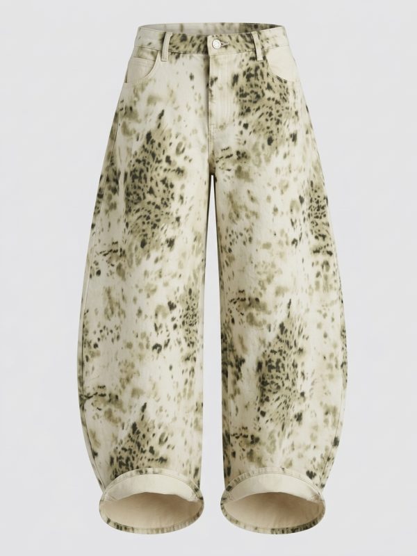 Pantaloni maculati baggy